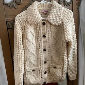 Vintage Carraig Aran Wool Cardigan